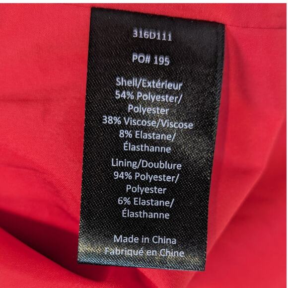 Elizabeth and James Aldridge Cut Out Sheath Dress Red Size 0 - Picture 6 of 16